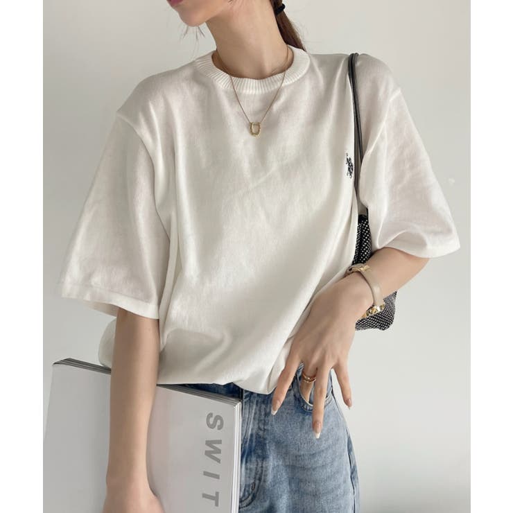 U.S.POLO ASSN. クルー ショートスリーブ ニット Tシャツ | Ada. | 詳細画像31 
