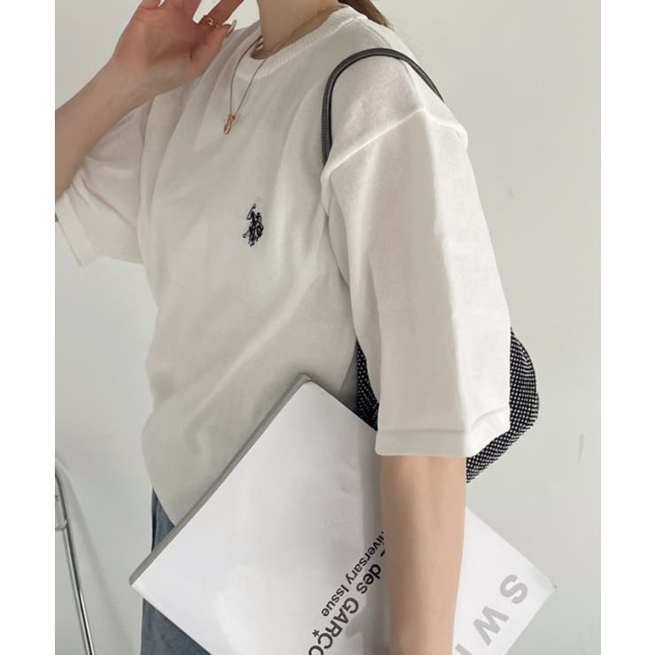 ASPESI クルーネックショートスリーブTシャツ SHIPS: ALBINI モックネック ショートスリーブ Tシャツ｜ SHIPS