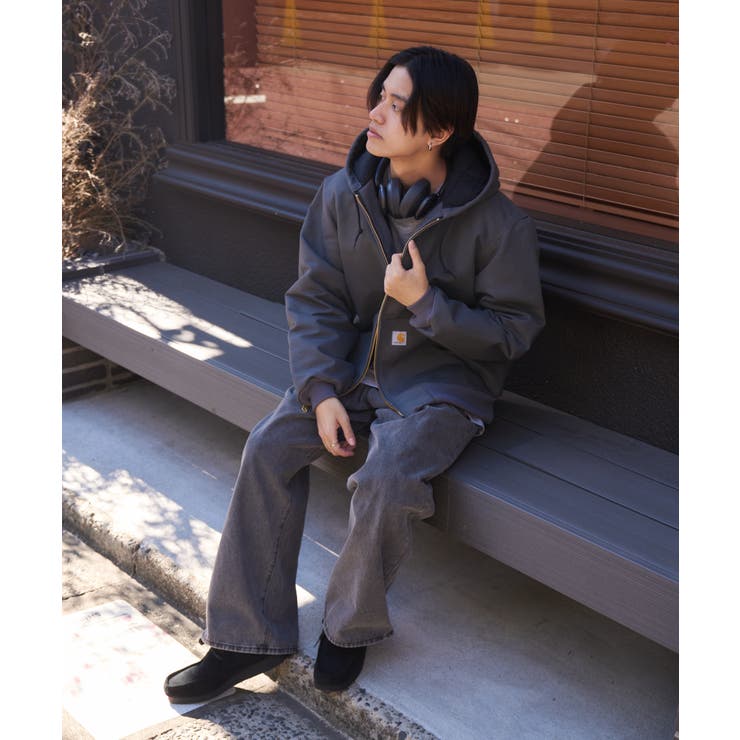 Carhartt カーハート】ダックキルティングフードジャケットアクティブ