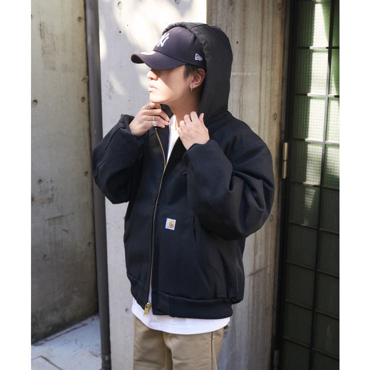 Carhartt カーハート】ダックキルティングフードジャケットアクティブ