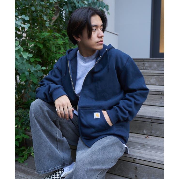 STONE  ネイビーフード付きパーカー 楽天市場】ストーンアイランド（カラーネイビー）（パーカー｜トップス