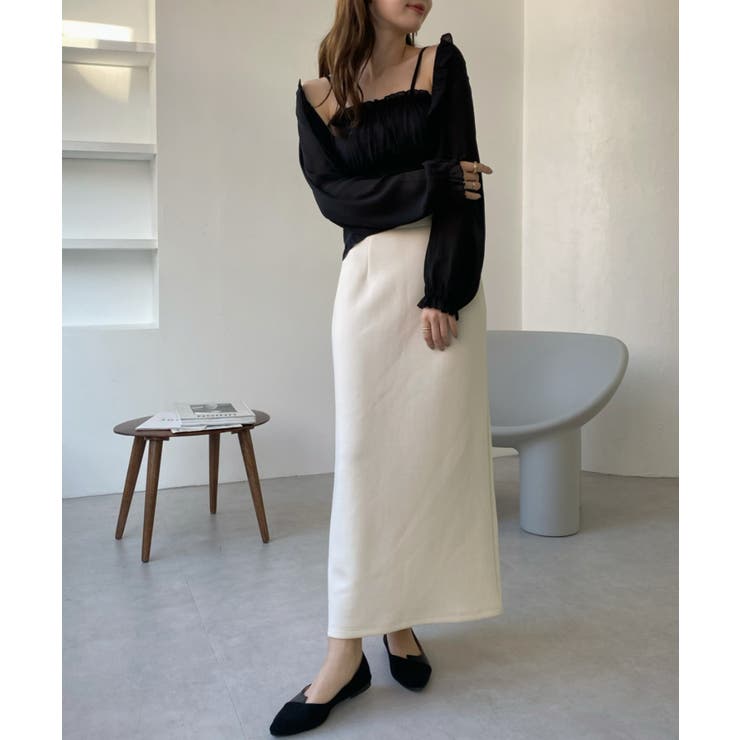 フリル シアー ボレロ シャーリング キャミソール アンサンブル