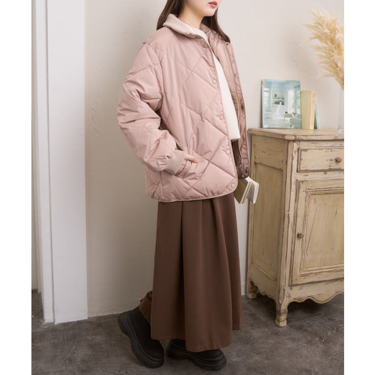 リブ デザイン キルティング  ブルゾン[品番：ORGW0008346]｜Ada.（エイダ）のレディースファッション通販｜SHOPLIST（ショップリスト）