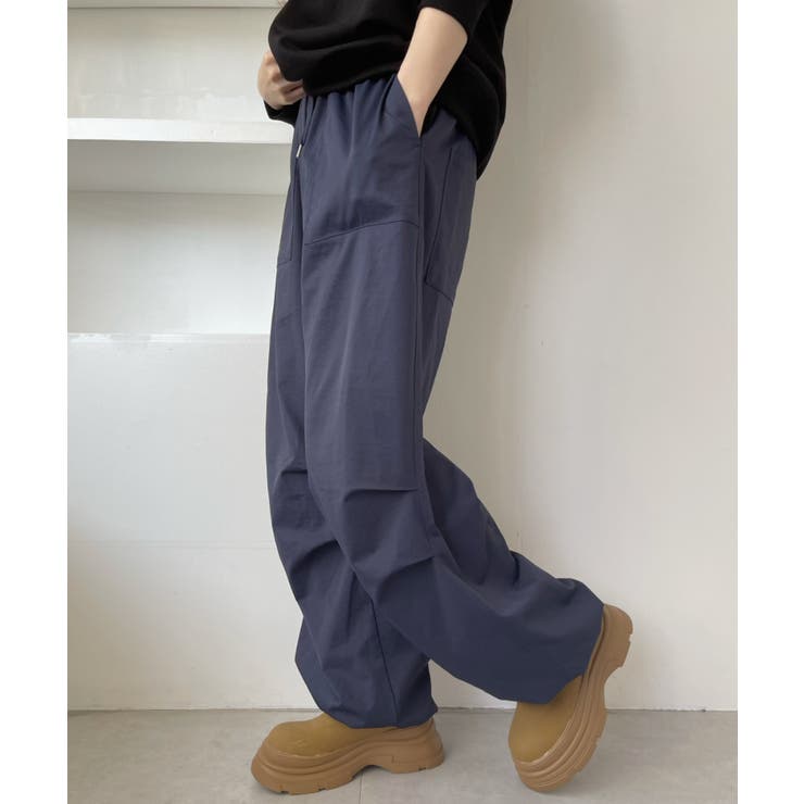 goodenough パラシュートパンツ　初期　ネイビー goodenough パラシュートパンツ 初期 ネイビー - メルカリ