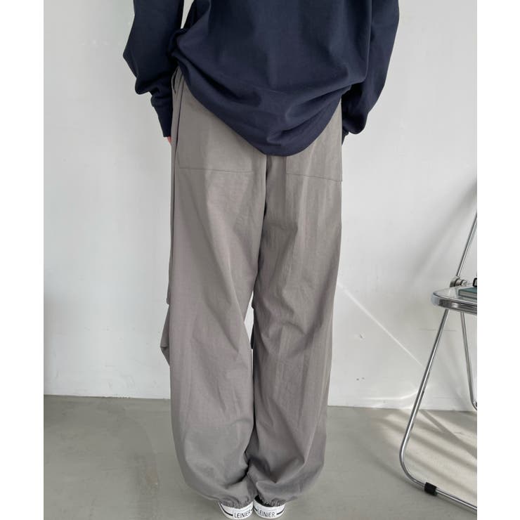 AECA WHITE エイカーホワイトカーゴ パラシュート パンツ