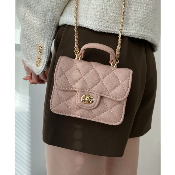 キルティング ミニ ショルダーバッグ[品番：ORGW0008401]｜Ada