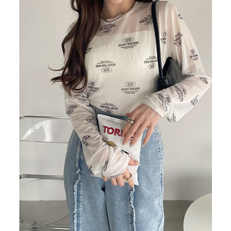 WAAC ワック ロゴ×ロゴマーク クルーネック プルオーバー WAAC ワック