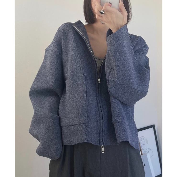 ポケット付き ジップ ニット[品番：ORGW0008558]｜Ada.（エイダ