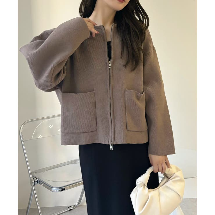 ポケット付き ジップ ニット | Ada. | 詳細画像52