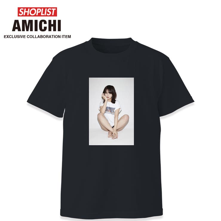 期間限定_特典付」SHOPLIST×AMICHI_半袖フォトTシャツ[品番
