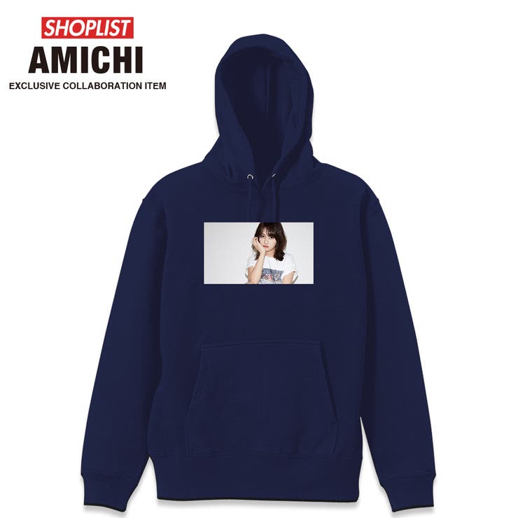 期間限定_特典付」SHOPLIST×AMICHI_スウェットプルオーバー 期間限定_特典付」SHOPLIST×AMICHI_スウェットプルオーバー