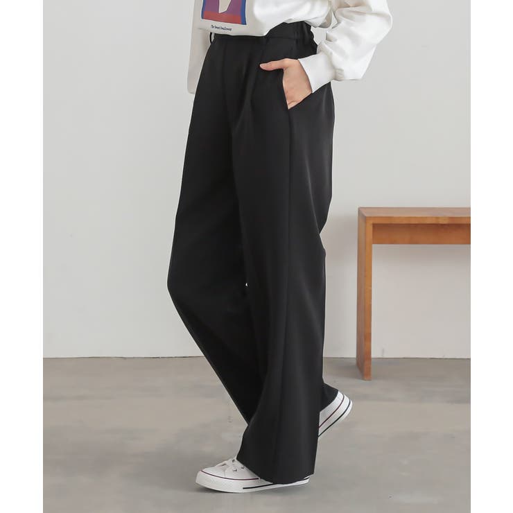 n'OrLABEL2タックセミワイドパンツ[品番：MITW0017876]｜osharewalker（オシャレウォーカー  ）のレディースファッション通販｜SHOPLIST（ショップリスト）