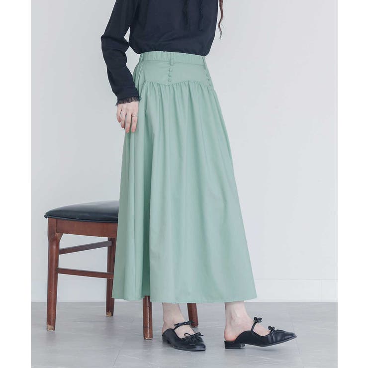 KOEISTORE 裏起毛 マキシスカート ロングスカート レディース 春