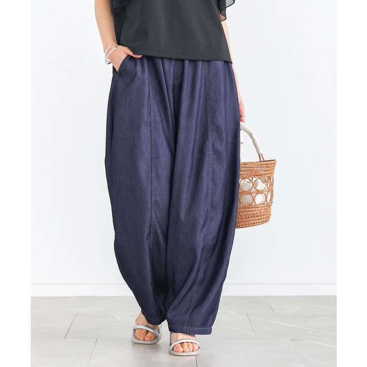 ネイビー | n'OrLABEL選べる着丈カーブデニムパンツ  | osharewalker