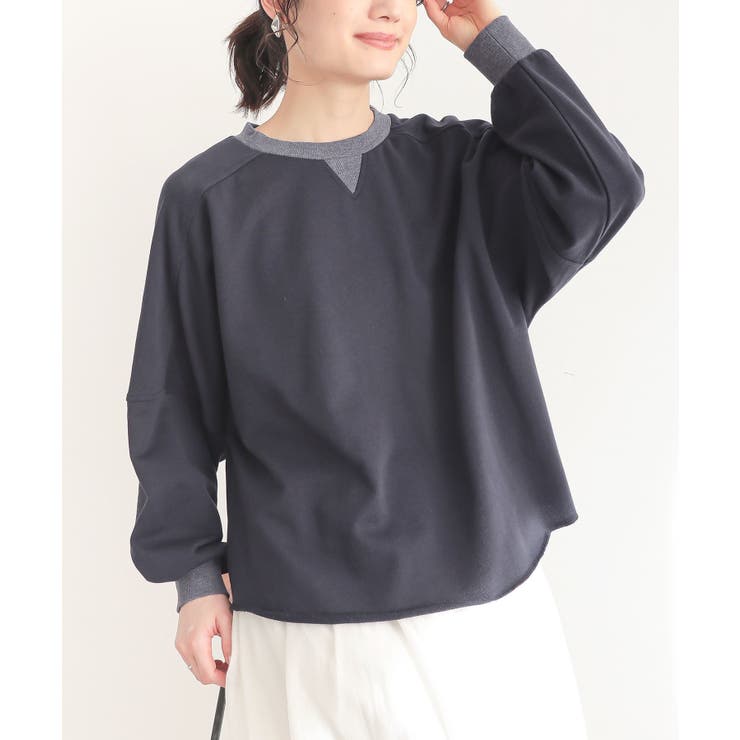 ネイビー | n'OrLABEL裏毛ドルマンプルオーバー  | osharewalker