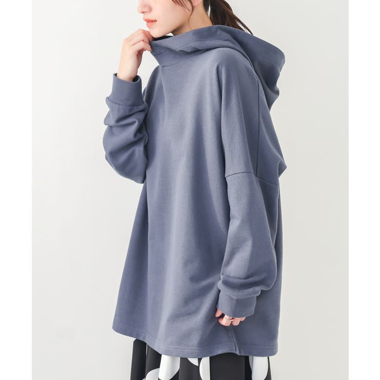 グレー | n'OrLABELビッグシルエットスタンドパーカー  | osharewalker