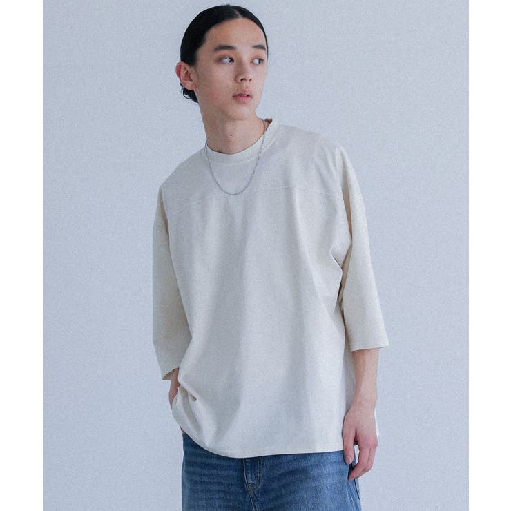 オフホワイト | MDRピグメントクルーネックカットソー | osharewalker【MEN】