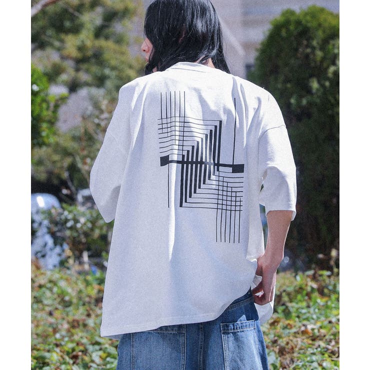 ホワイト系４ | MDRマルチプリント柄半袖Ｔシャツ | osharewalker【MEN】