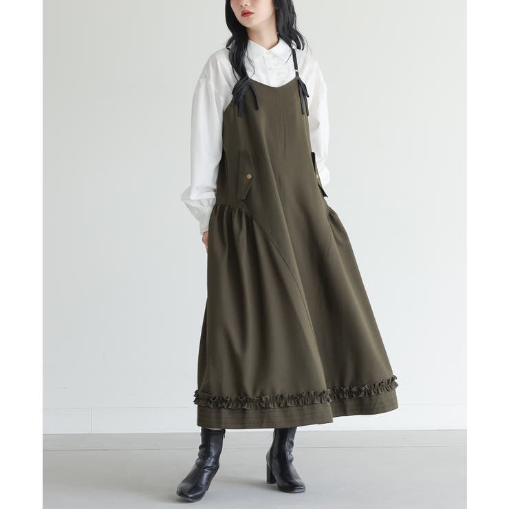 somari imaginationギャザーフレアキャミワンピース [品番