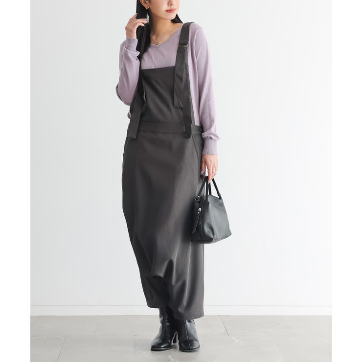 チャコール | n'OrLABELサルエルサロペット  | osharewalker