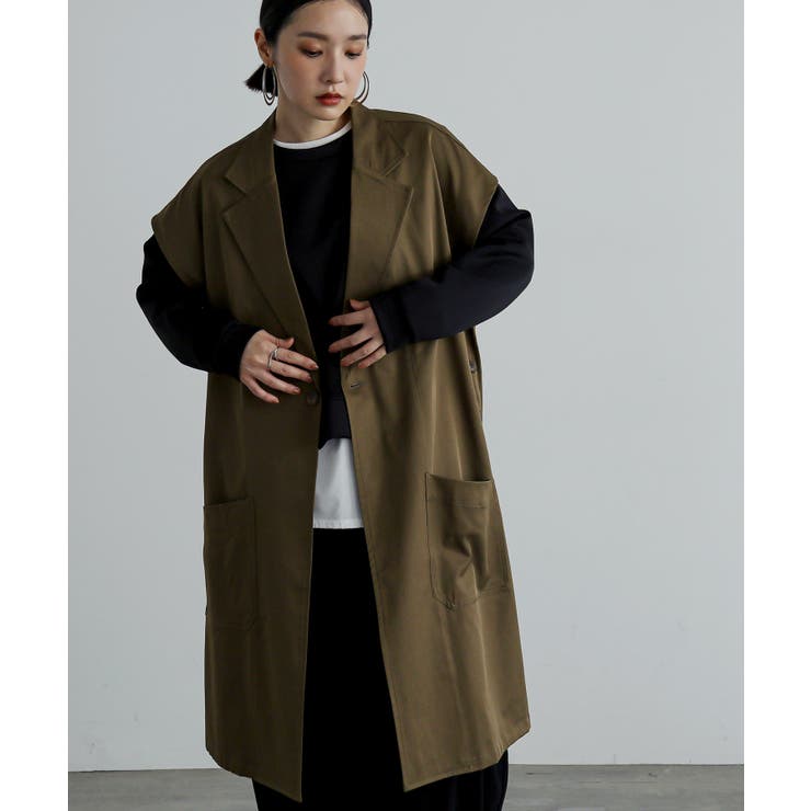 カーキ | n'OrLABELポンチョベスト | osharewalker