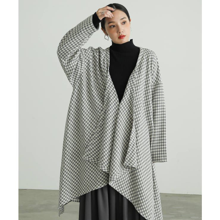 グレー | n'OrLABEL前ヒラヒラドレープ羽織  | osharewalker