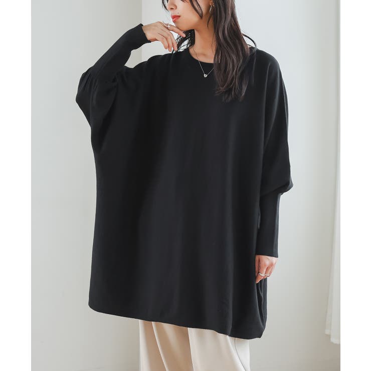 n'OrLABELドルマンチュニック[品番：MITW0018873]｜osharewalker