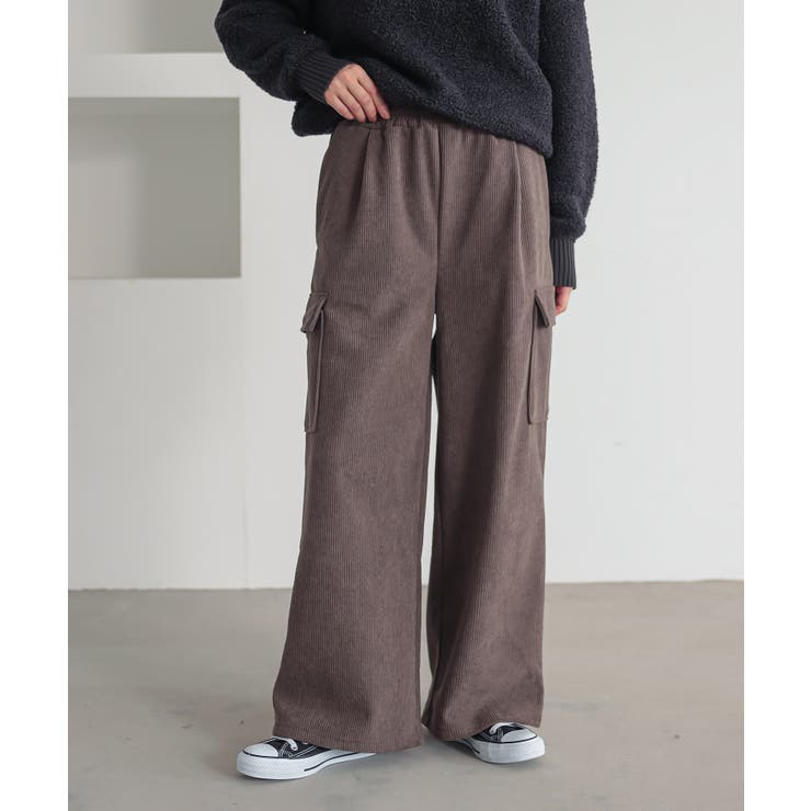 n'OrLABEL裏ベロアコーデュロイカーゴパンツ [品番：MITW0017768