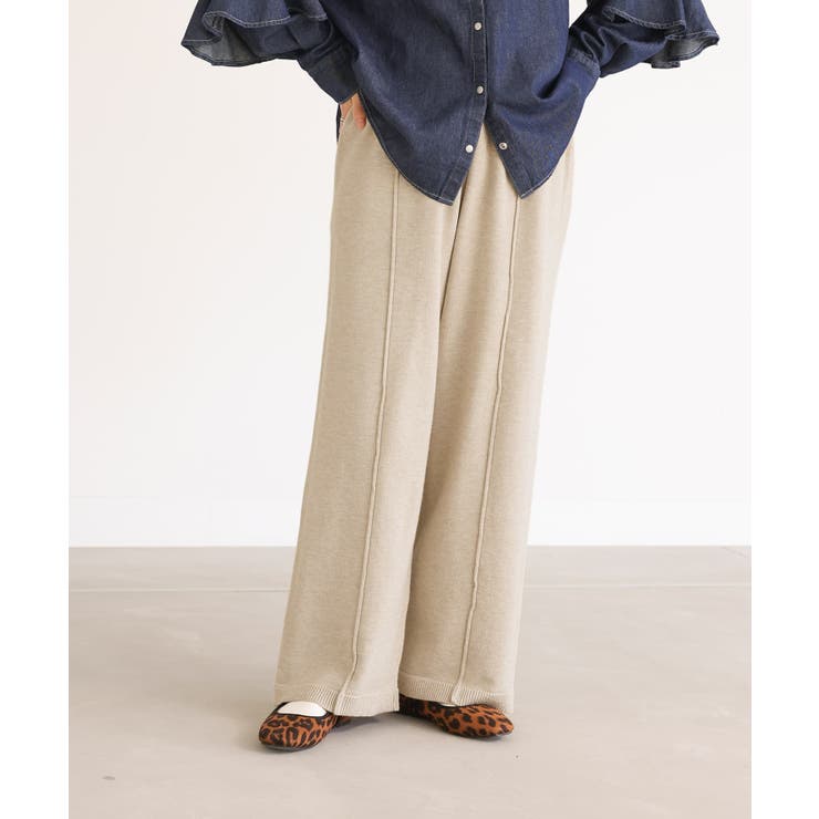 ライトベージュ | n'OrLABELニットパンツ  | osharewalker