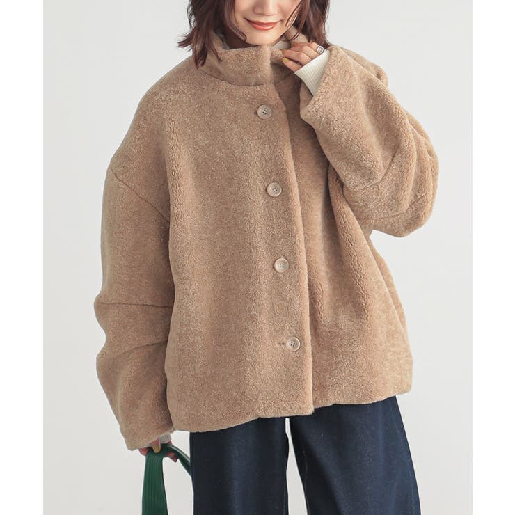 n'OrLABELボリュームスリーブボアジャケット[品番：MITW0017762