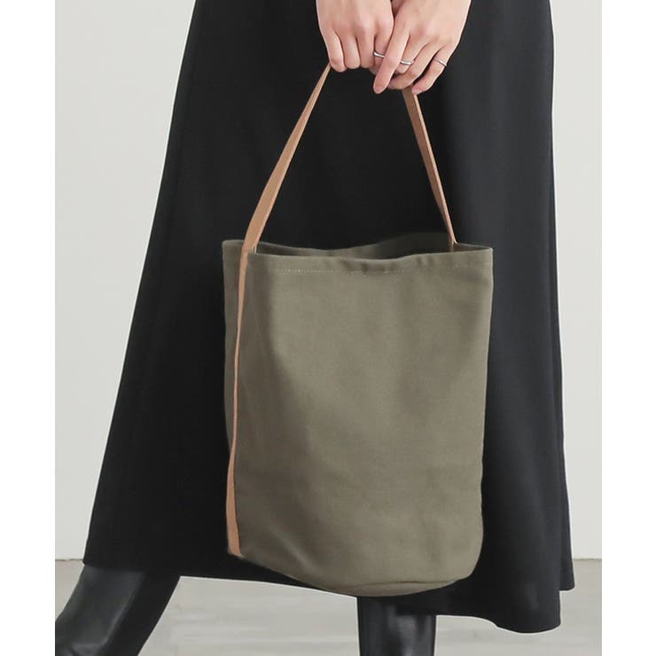ベージュ | n'OrLABELキャンバスバケツトートバッグ  | osharewalker