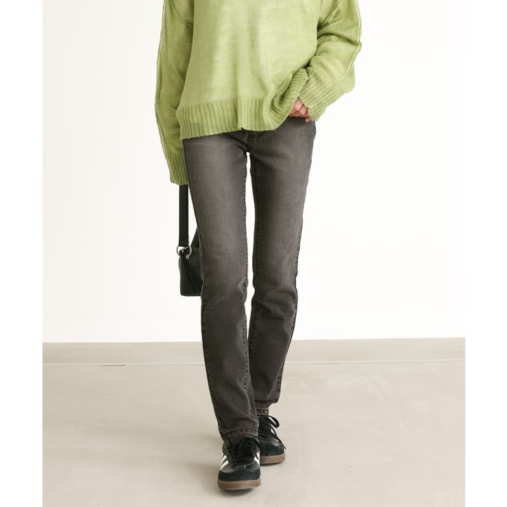 ウォッシュブラック | n'OrLABELストレッチフィットスキニーデニム | osharewalker