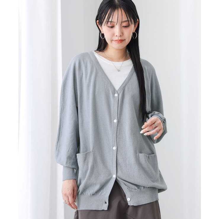 n'OrLABELキレイドルマン綿ニットカーディガン [品番：MITW0001525
