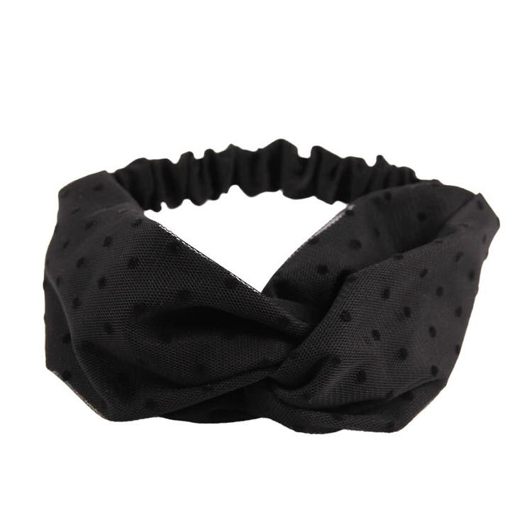 ドット柄チュールクロスヘアバンドヘアバンド レディース ヘア アクセサリー 品番 Mitw Osharewalker オシャレウォーカー のレディースファッション通販 Shoplist ショップリスト