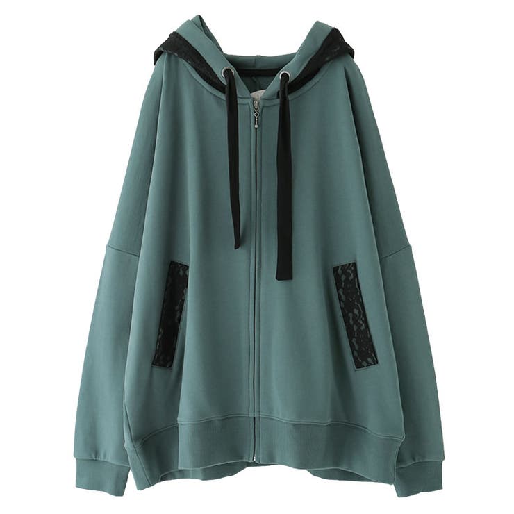 新色登場n Orlabelレース配色スウェットパーカーパーカー レディース 品番 Mitw Osharewalker オシャレウォーカー のレディースファッション通販 Shoplist ショップリスト