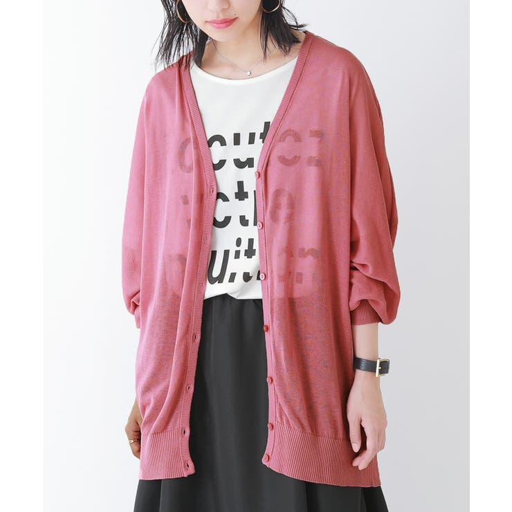 n'OrLABEL涼ニットUVドルマンカーディガン[品番：MITW0015083