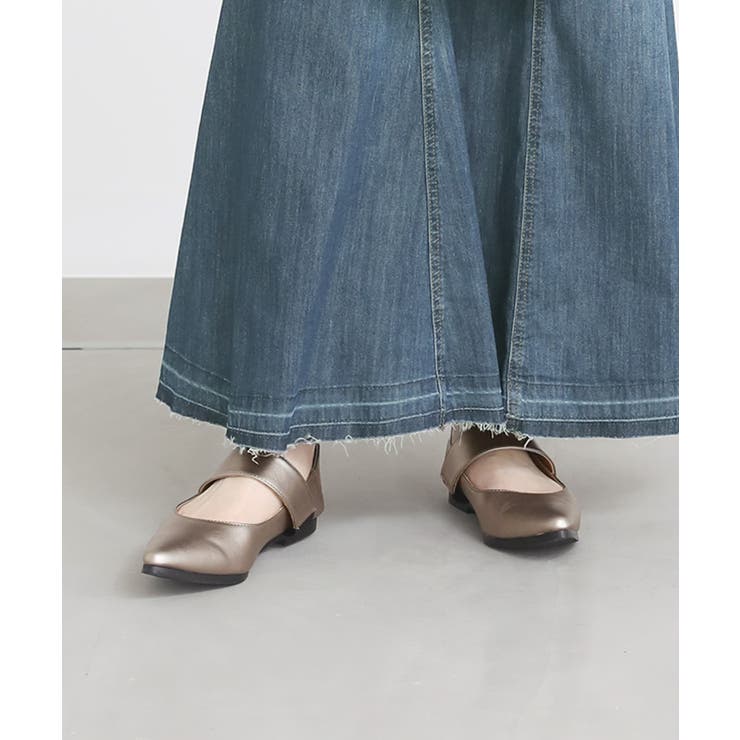 ブロンズ | n'OrLABEL走れるベルトストラップパンプス  | osharewalker