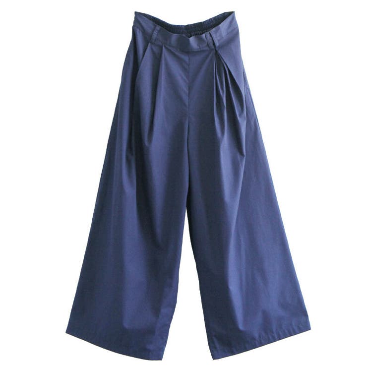 n'OrLABELアシンメトリータックワイドパンツ[品番：MITW0013830
