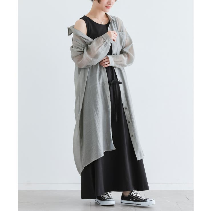 ブラック(00) | n'OrLABEL洗練シンプルロングワンピース  | osharewalker