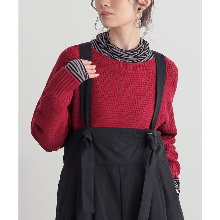 レッド(60) | n'OrLABELバルキーニット  | osharewalker