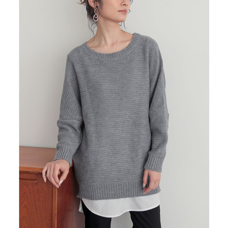 杢グレー(10) | n'OrLABELバルキーニット  | osharewalker