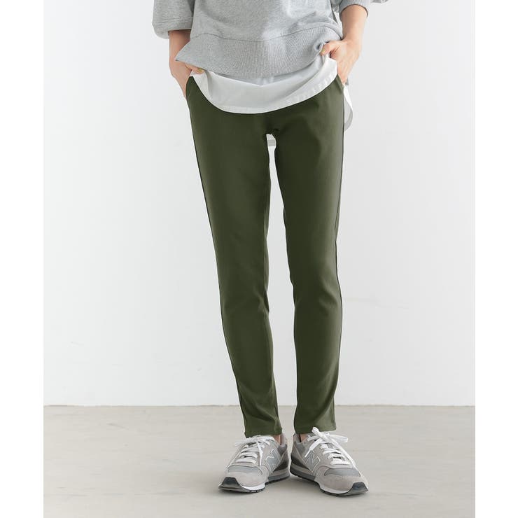 カーキ | n'OrLABELNEWフレキシンストレッチレギパン | osharewalker
