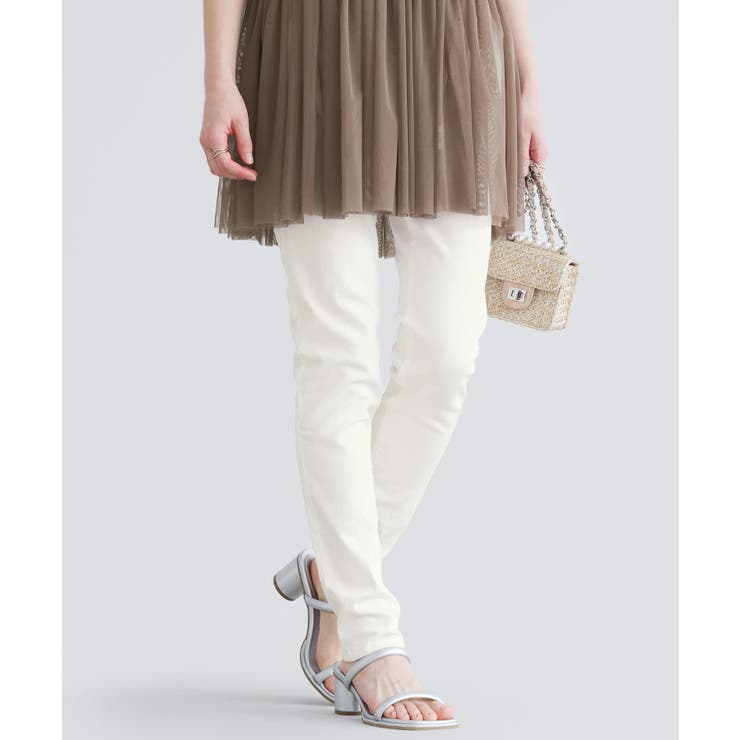 オフホワイト | n'OrLABELひんやり冷感ツイルレギパン  | osharewalker