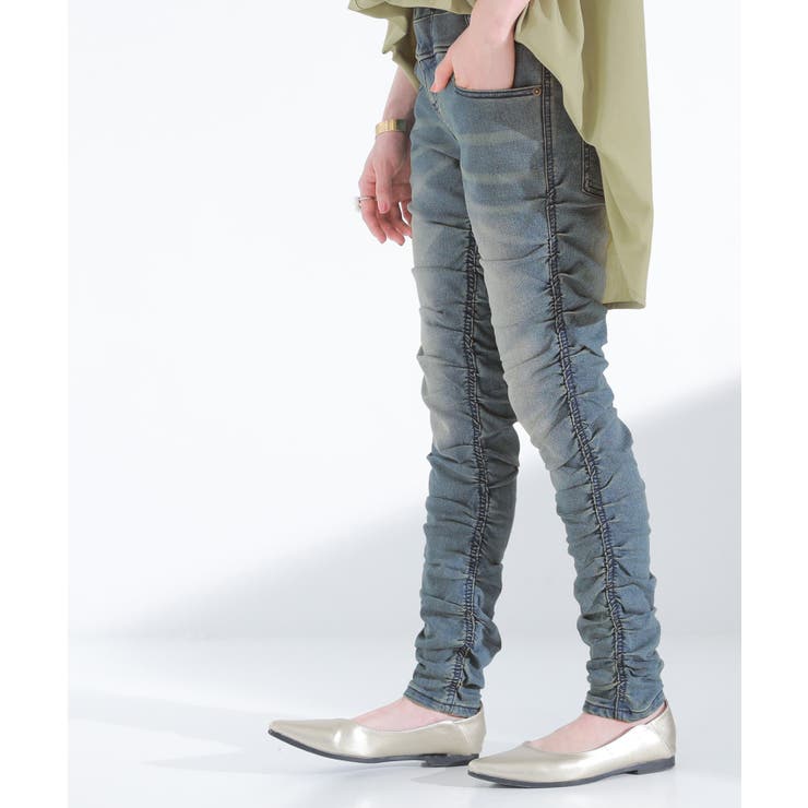 studentapathy ダブルウエストデニム　yuさん着用 studentapathy ダブルウエストデニム yuさん着用