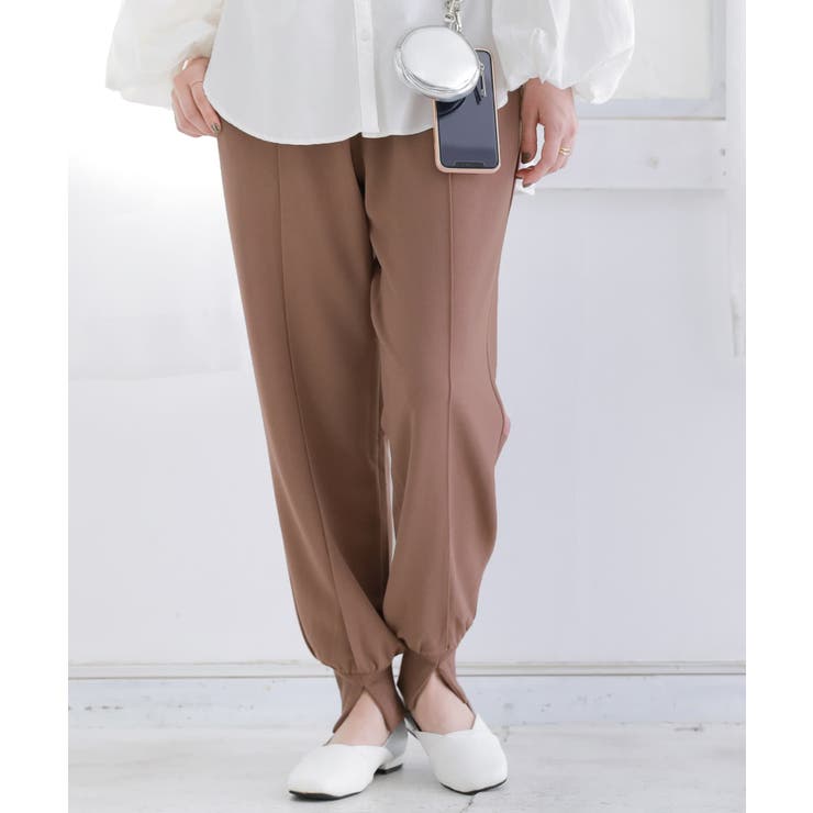 裾スリットパンツ｜パンツ レディース トレンド ボトムス｜ReDial