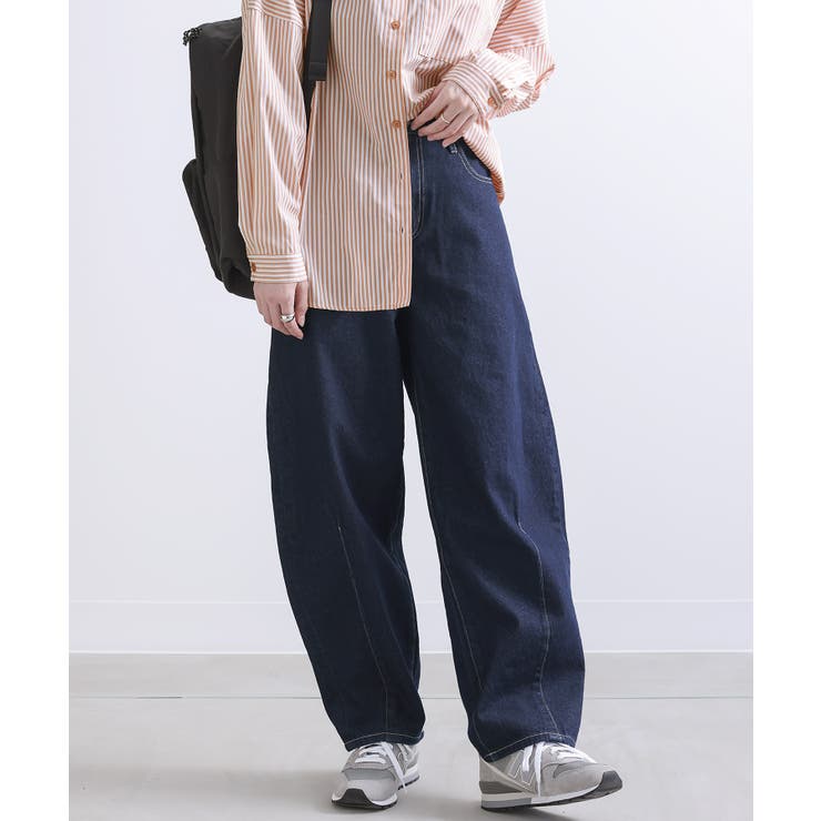インディゴ | n'OrLABELカーブシルエットデニム  | osharewalker