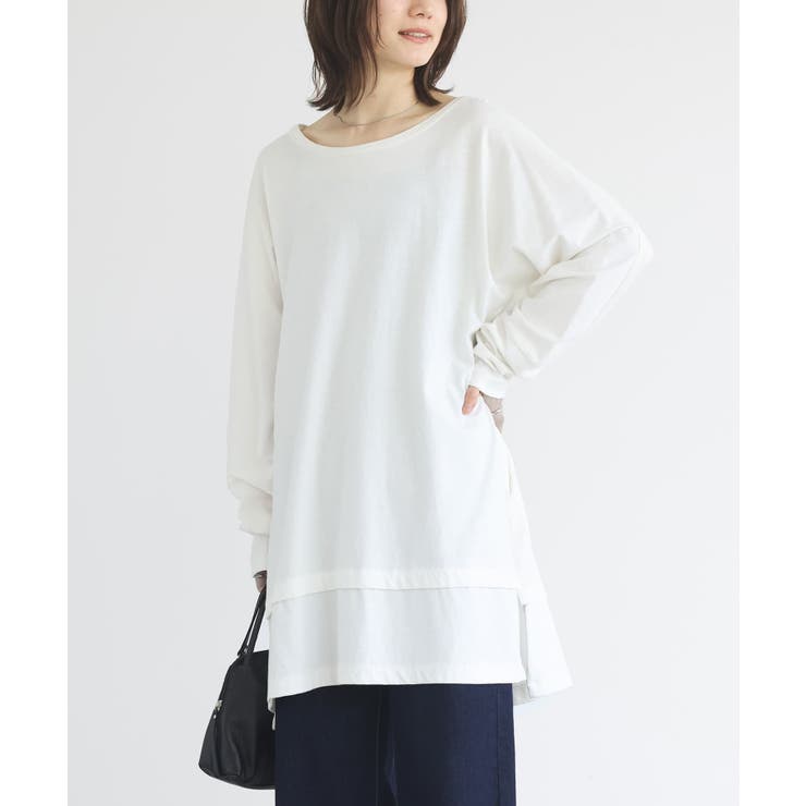 オフホワイト | n'OrLABEL万能リラックス風合いカットソー  | osharewalker