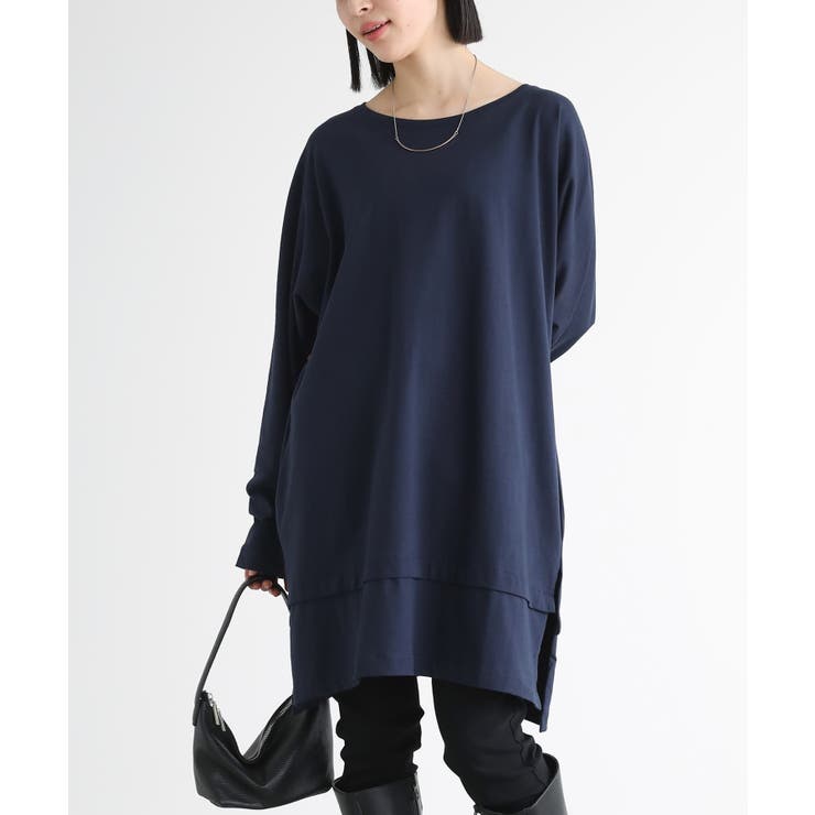 ネイビー | n'OrLABEL万能リラックス風合いカットソー  | osharewalker