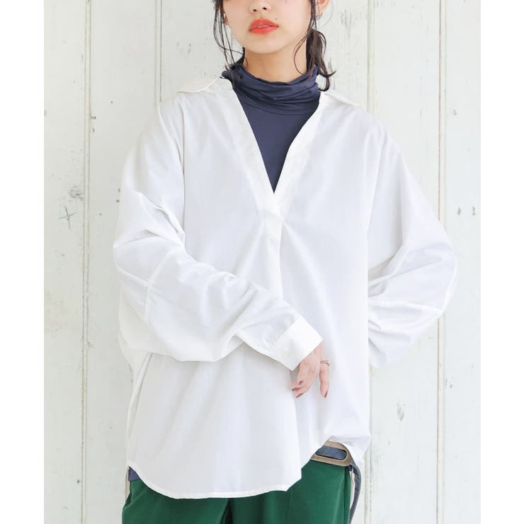 ネイビー | n'OrLABELタートルネックモチモチロンT | osharewalker