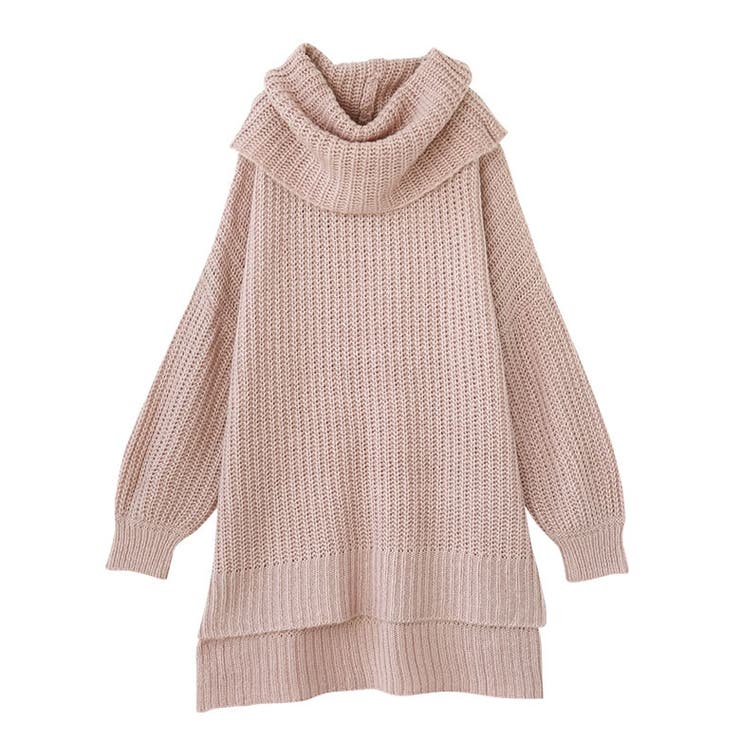 n'OrLABELボリュームオフタートルニット[品番：MITW0014840